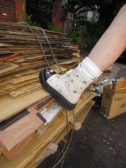 POLK 綁帶馬丁靴