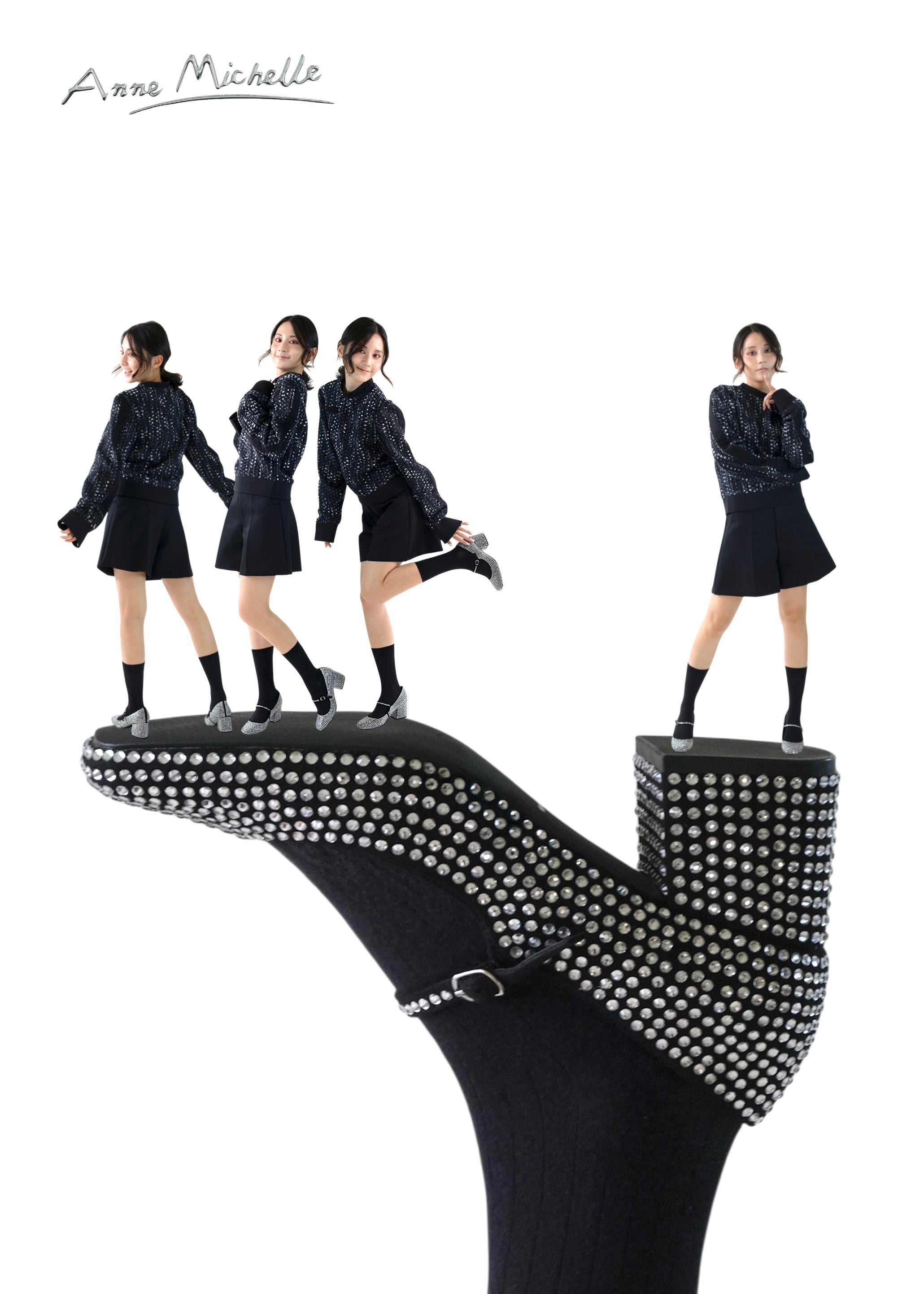 DOLLY 閃鑽瑪莉珍高跟鞋