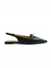 ASSERT58 雙扣帶尖頭平底鞋