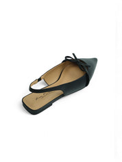 ASSERT58 雙扣帶尖頭平底鞋