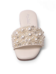 BUBBLE 珍珠閃鑽平底涼鞋