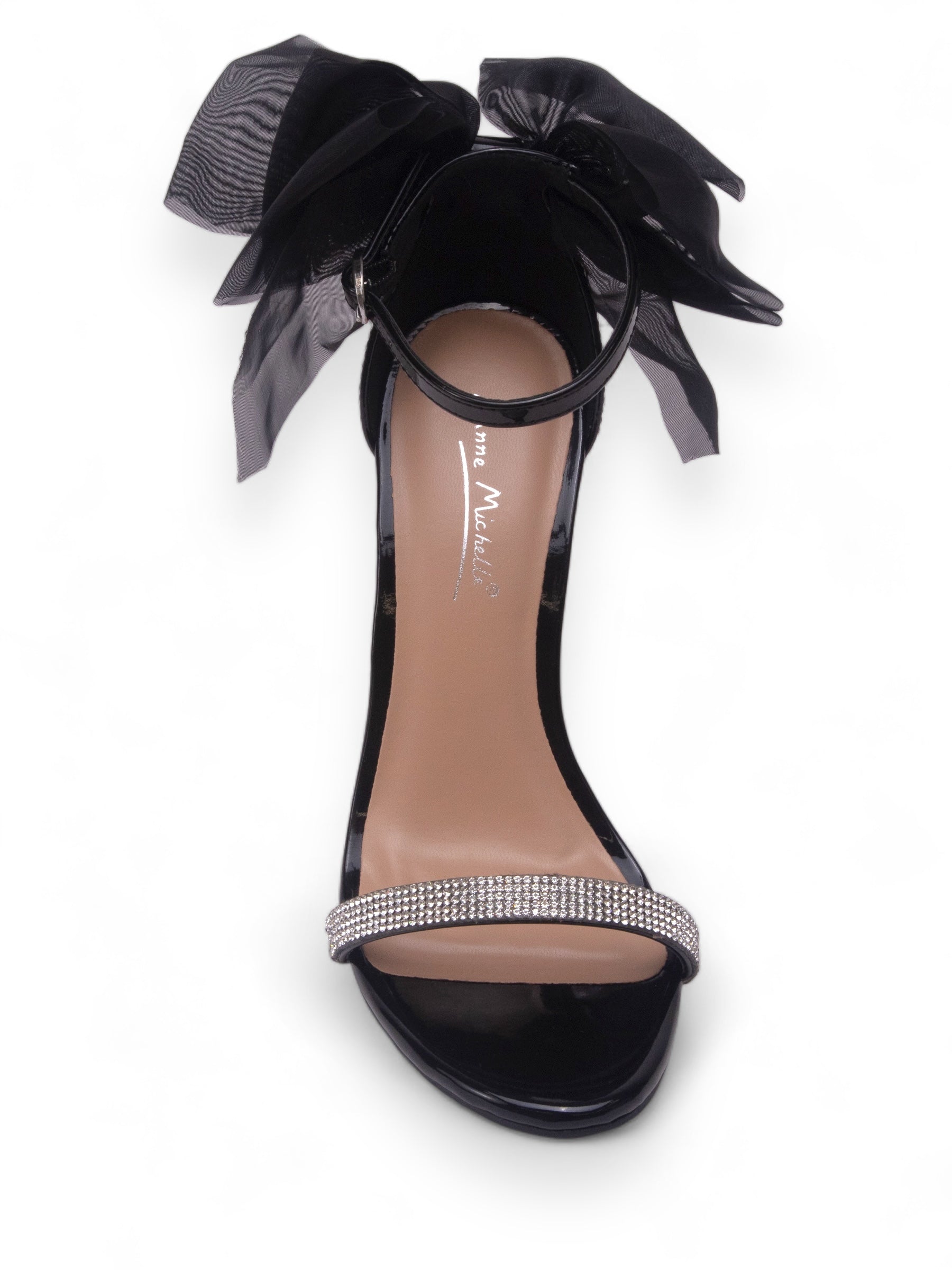 DASHING 網紗鑽帶細高跟鞋