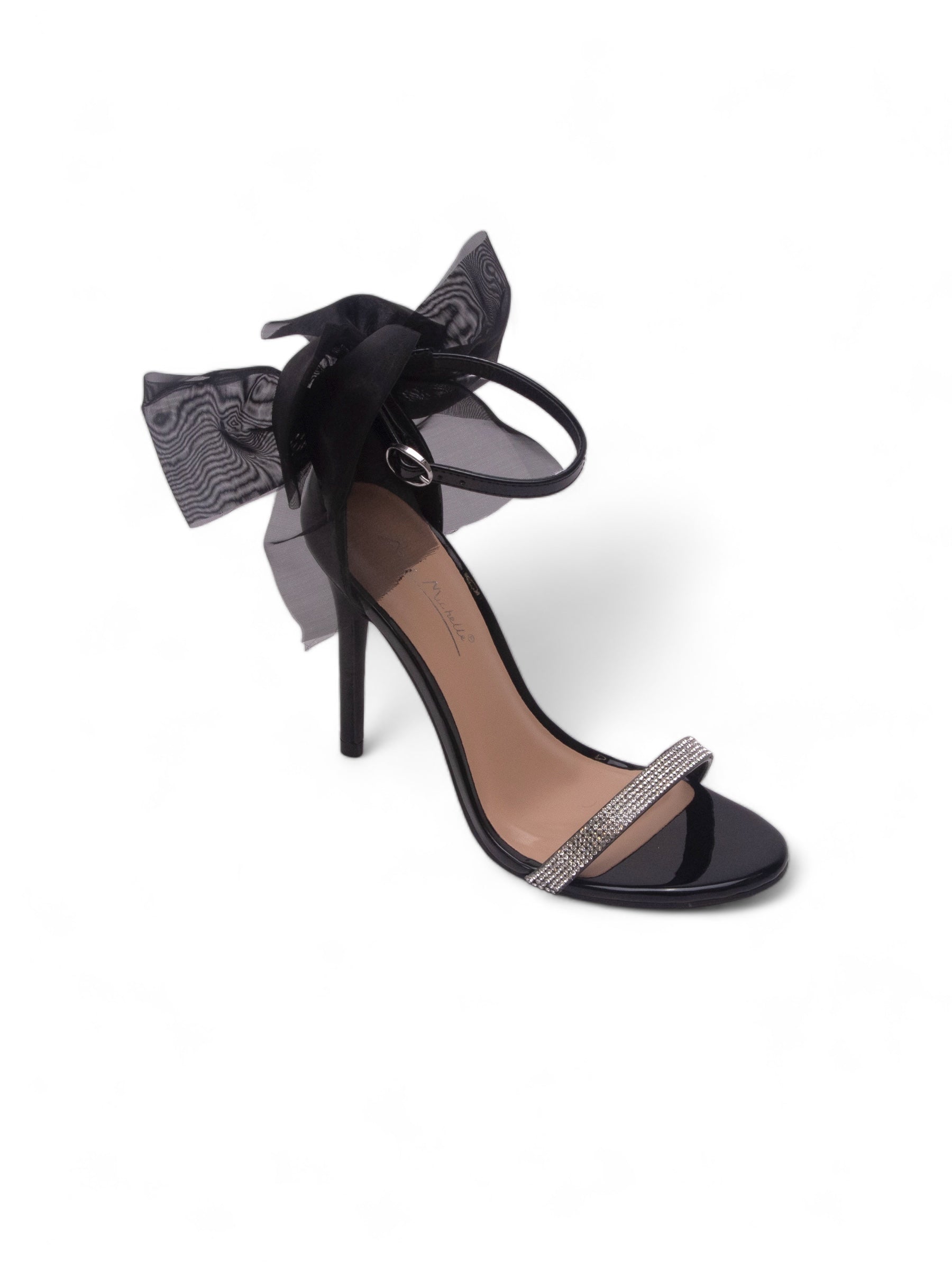 DASHING 網紗鑽帶細高跟鞋