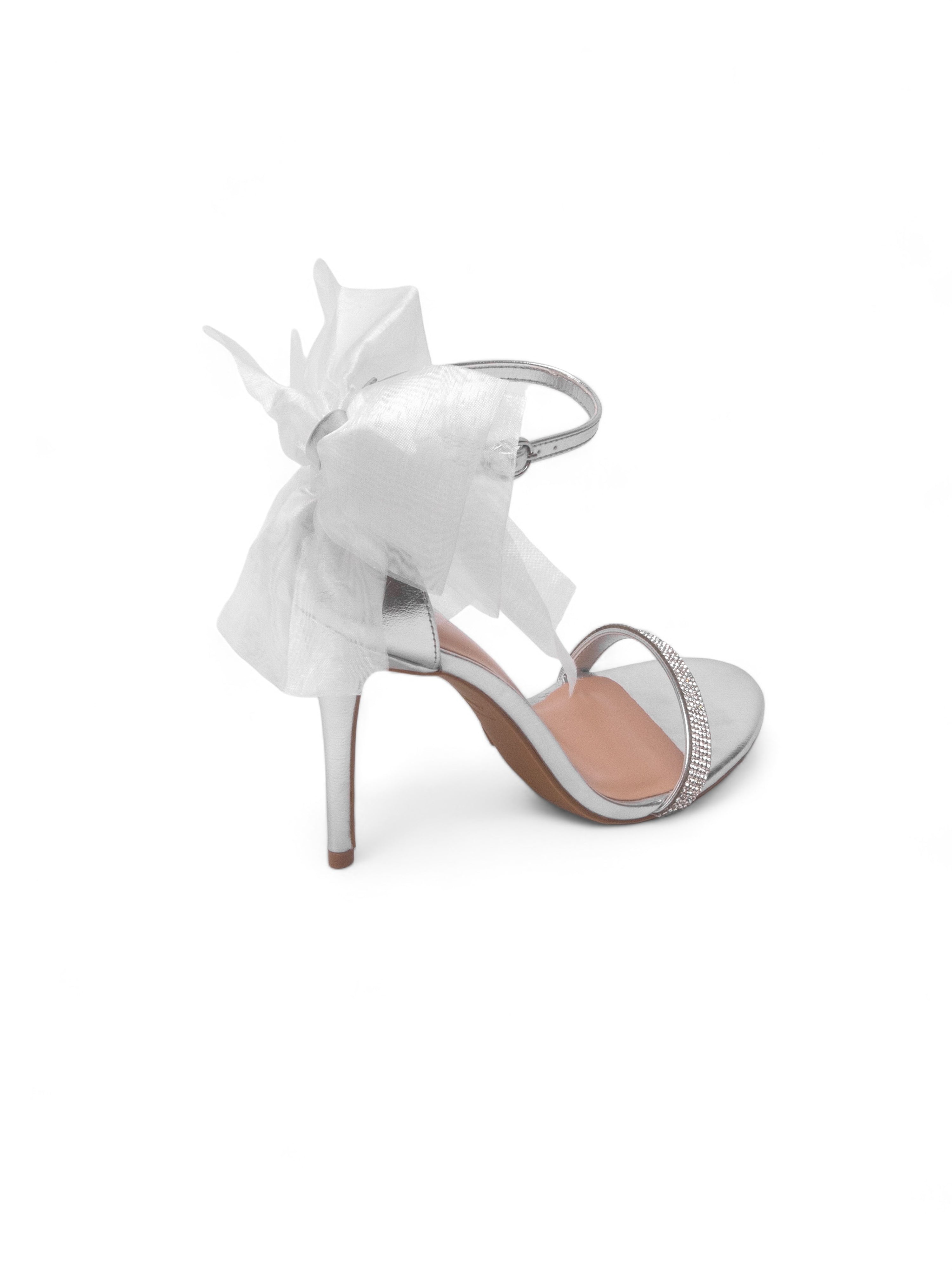 DASHING 網紗鑽帶細高跟鞋