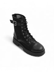 HUTCH89 網紗綁帶馬丁靴