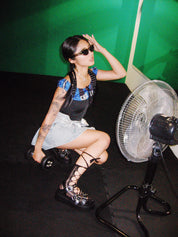 WYNN16 扣帶厚底涼鞋