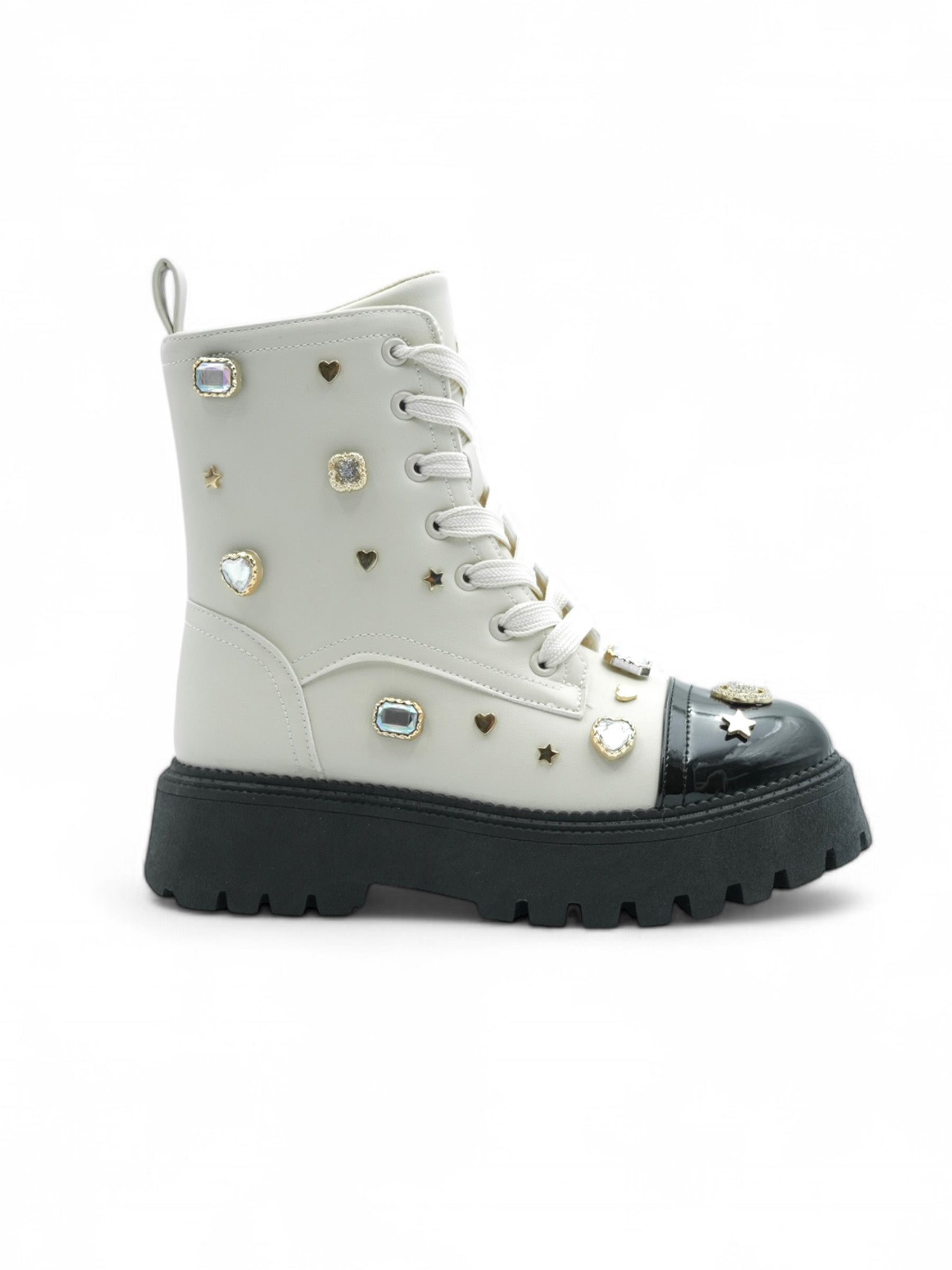 POLK 綁帶馬丁靴