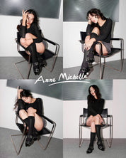 LIVIA 雙扣帶尖頭平底鞋