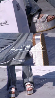 BLOWOUT 閃鑽厚底涼鞋