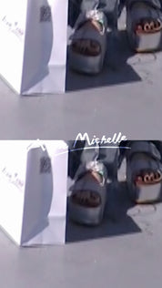 BLAZING 牛仔蝴蝶結高跟涼鞋