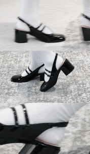 DOLL 雙扣帶瑪莉珍高跟鞋