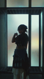 VISOR 雙扣帶尖頭平底鞋