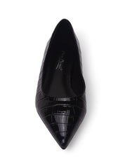 RATIONAL 尖頭鱷魚紋平底鞋