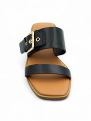 STEVIE02 復古扣帶矮跟涼鞋