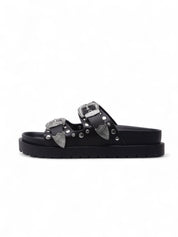 JONA 雙排扣平底涼鞋