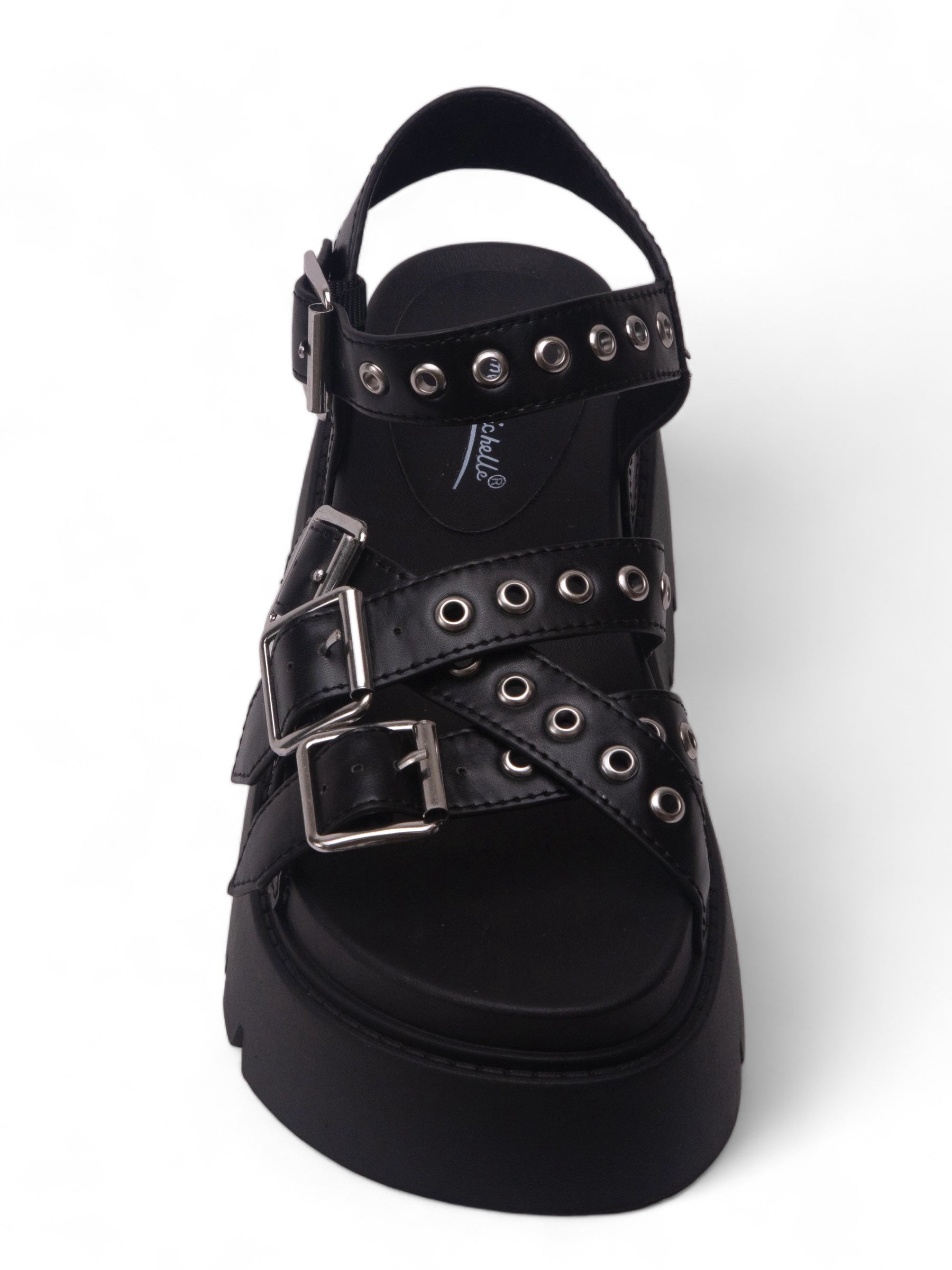 WYNN16 扣帶厚底涼鞋